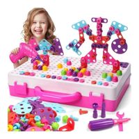Juguete Creativo Puzzle 2d Y 3d Para Niñas 249 Pzas Taladro
