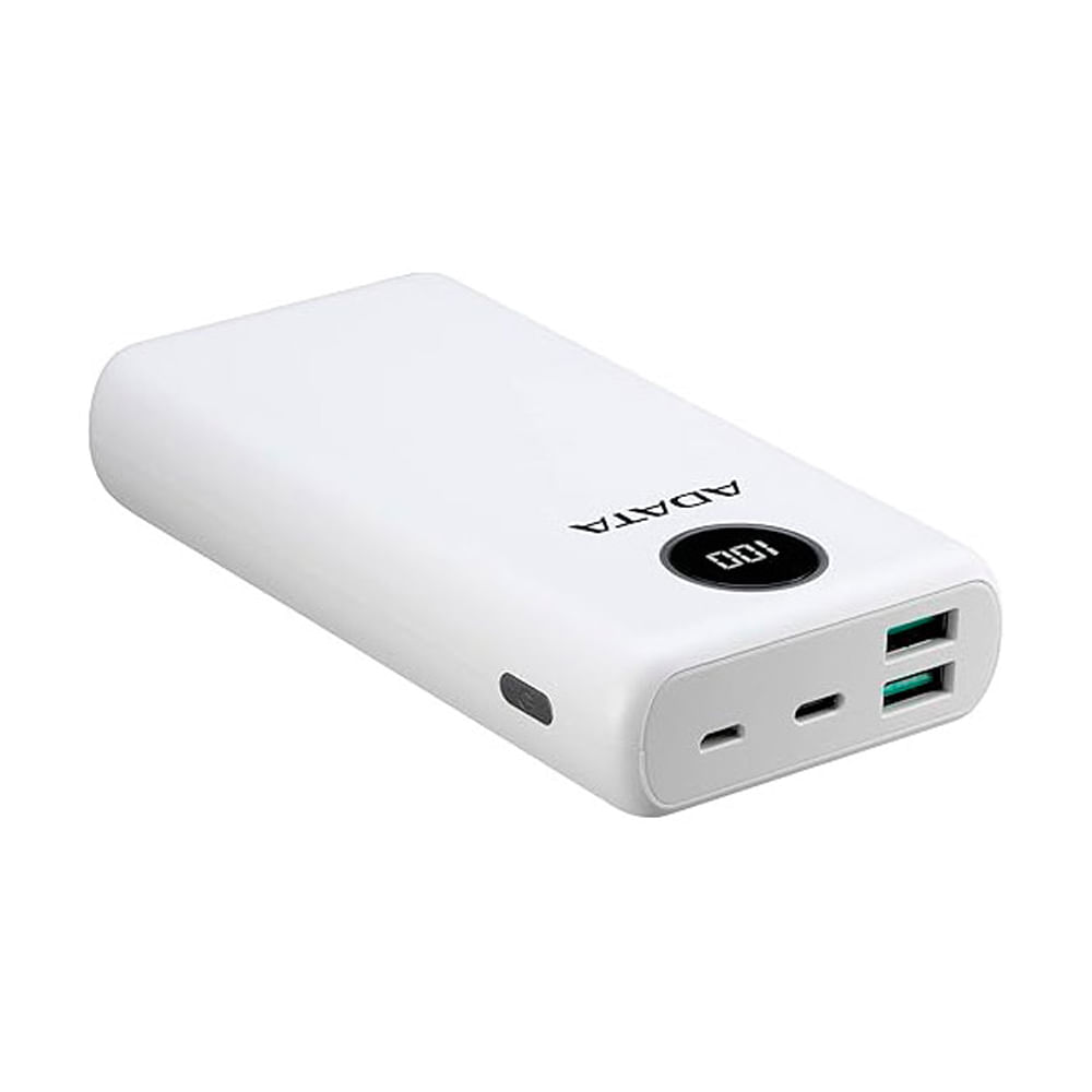 Power Bank ADATA P20000QCD-W 20000 mAh USB 2 USB C 5V 2A