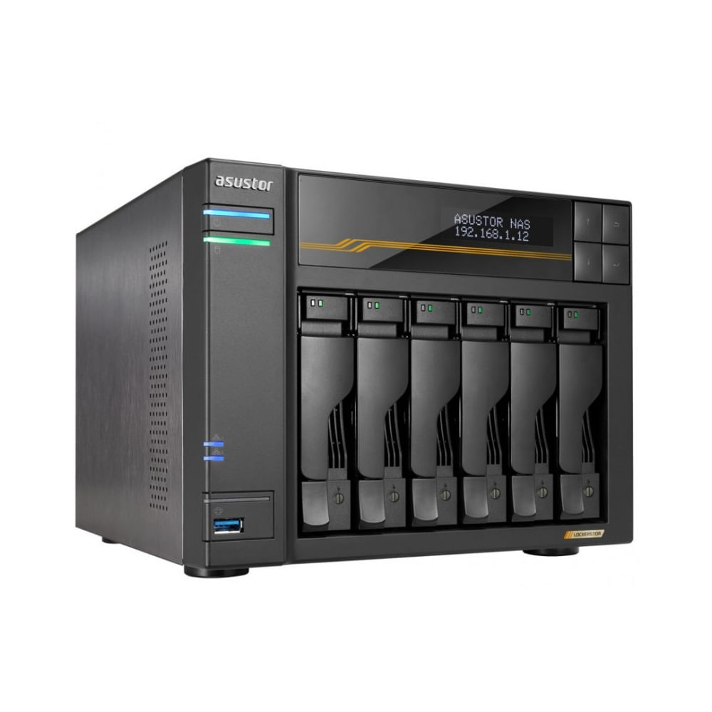 Nas ASUSTOR AS6806T 6 Bay capacidad almacenamiento