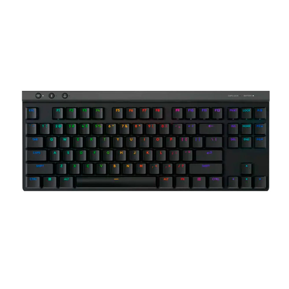 Teclado mecánico Logitech G515 TKL inalámbrico Lightspeed GL Tactile RGB