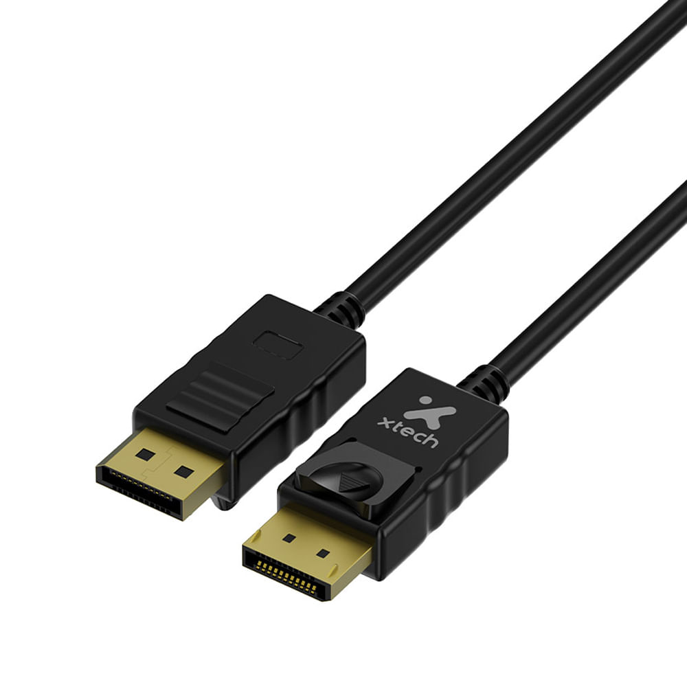 Cable DisplayPort Xtech XTC-379 1.83 m conectividad All black