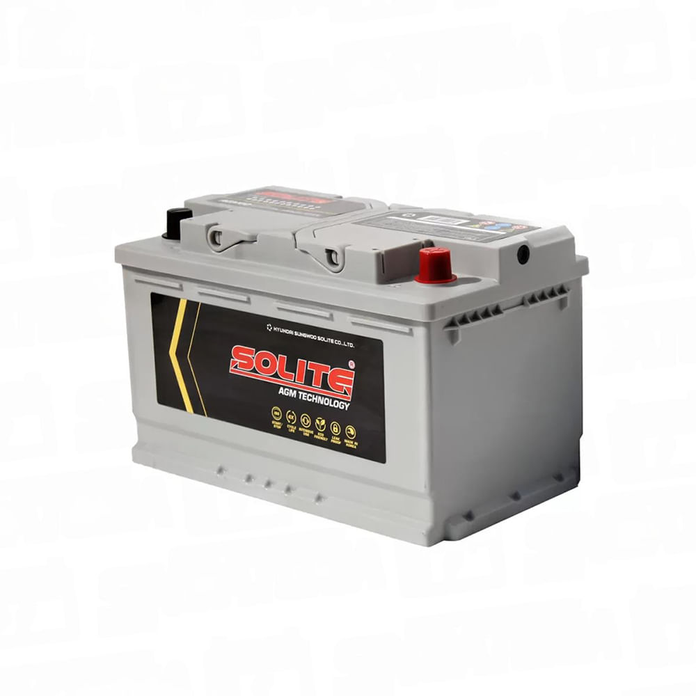 Batería Auto SOLITE AGM LN4 80AH/800CCA