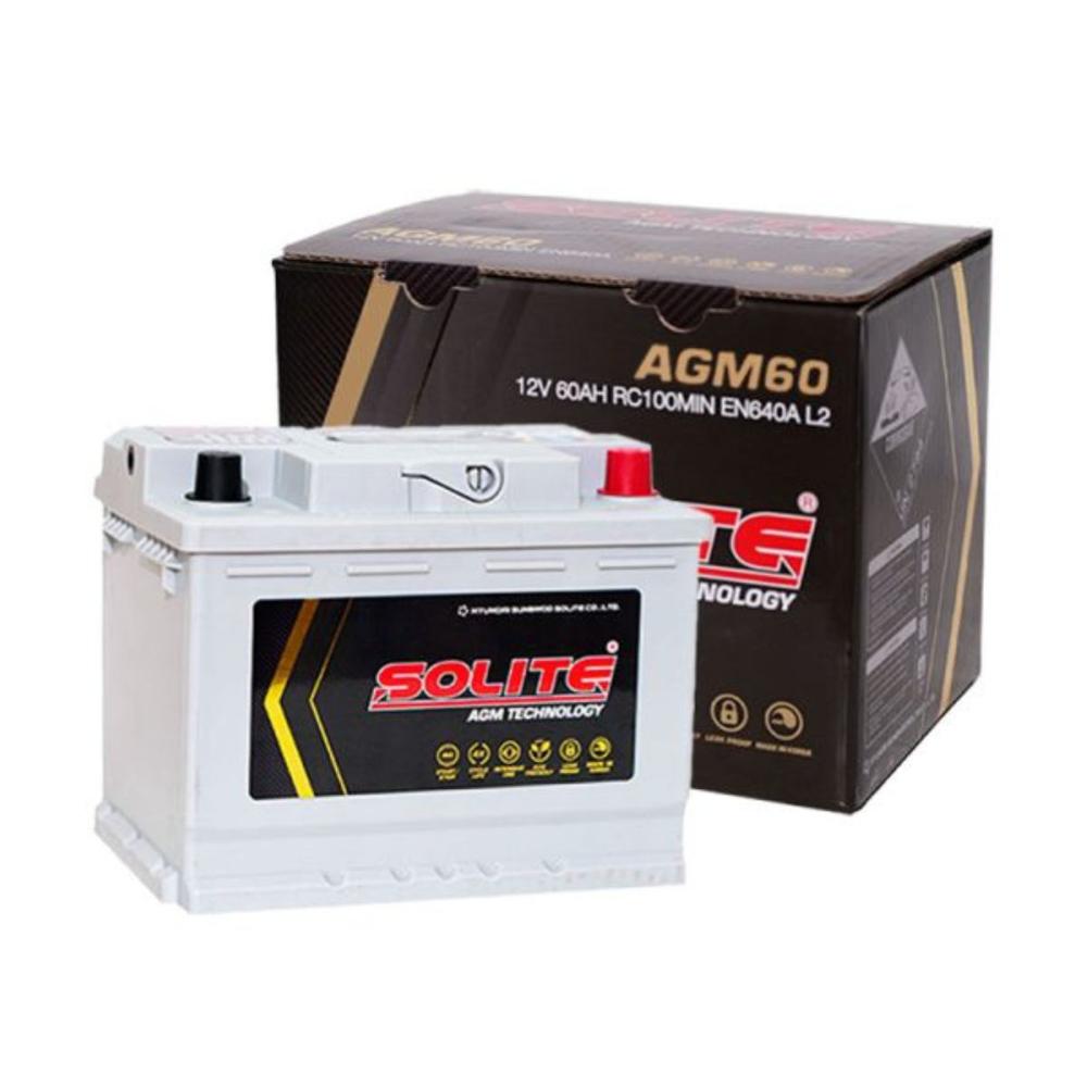 Batería Auto SOLITE AGM LN2 60AH/640CCA