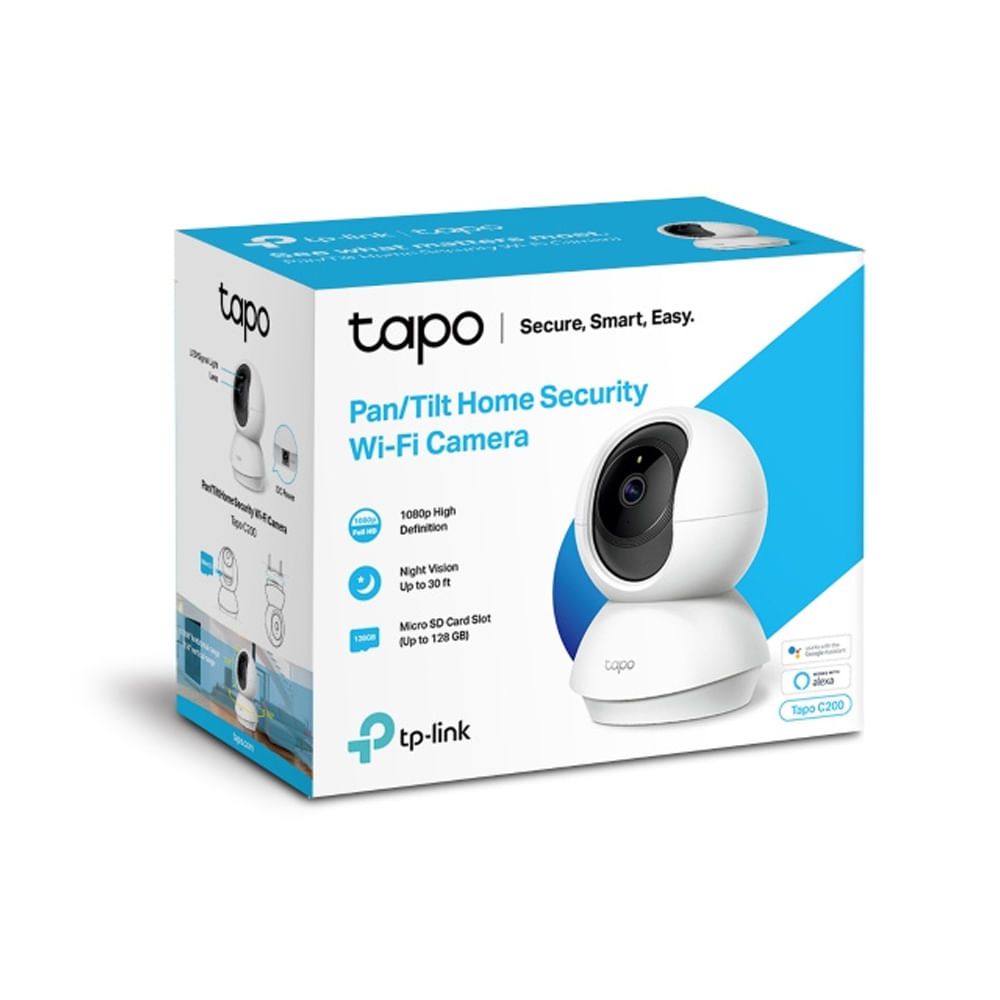 Cámara de vigilancia TP-LINK Tapo C200 Full HD conectividad WiFi visión nocturna