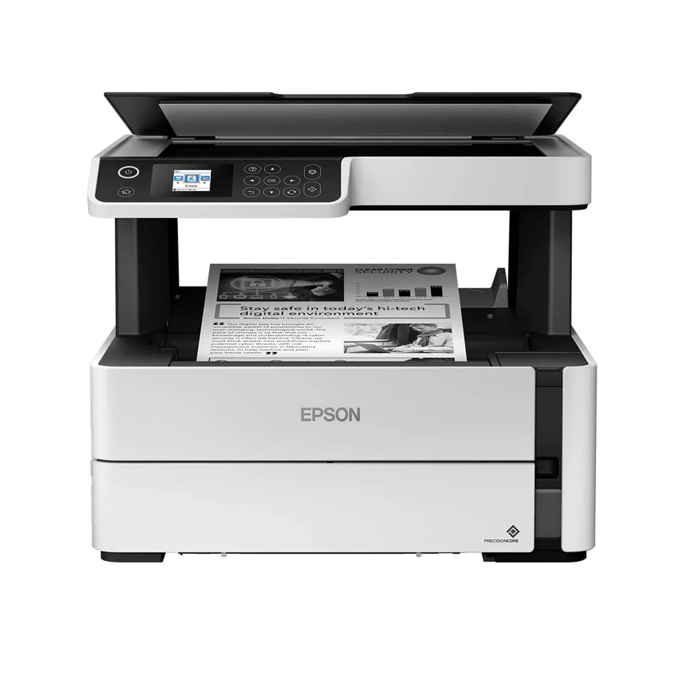 Multifuncional de tinta Epson EcoTank ET-M2170, conectividad USB LAN WiFi