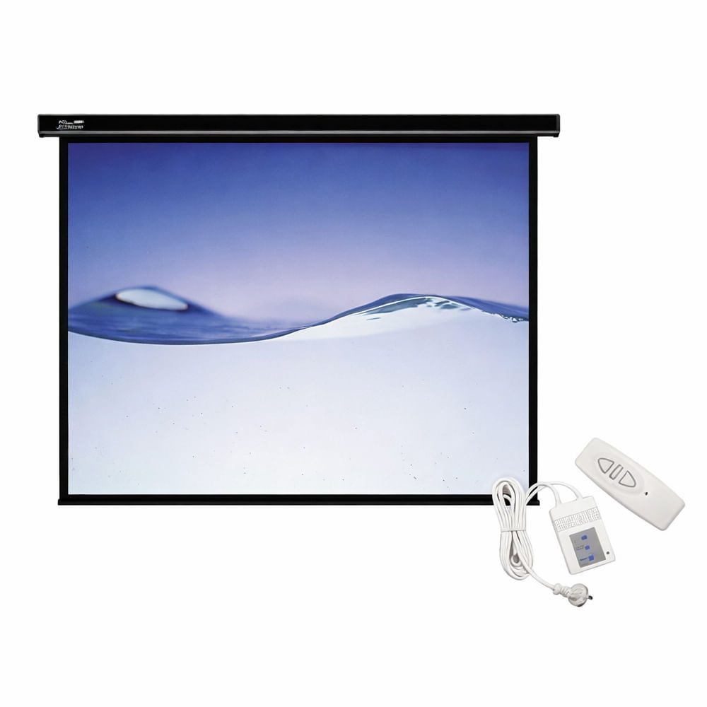 Pantalla de proyección Klip Xtreme KPS-503 Motor 110v 120 pulgadas