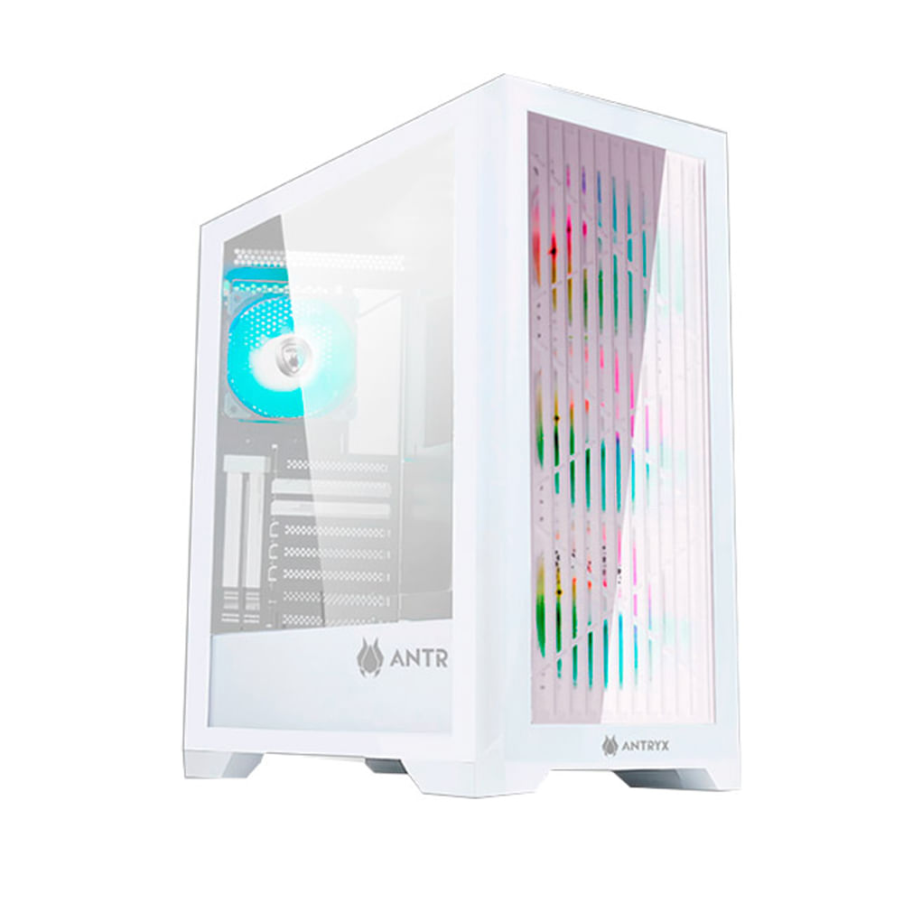 Case Antryx FX 730 S/Fuente 4 Cooler Fan A-RGB Panel Vidrio Templado