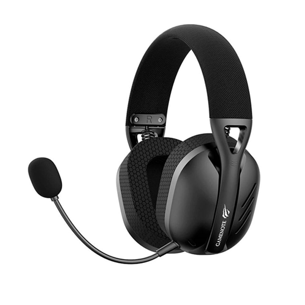 Audífono Havit FUXI H3 inalámbrico USB 7.1 con micrófono color negro