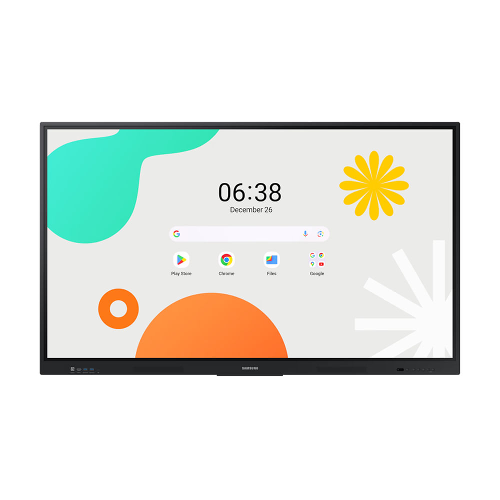 Pantalla Interactiva Samsung WA75F 75"" LCD 4K UHD Táctil HDMI Bluetooth Android 14 Señalizació