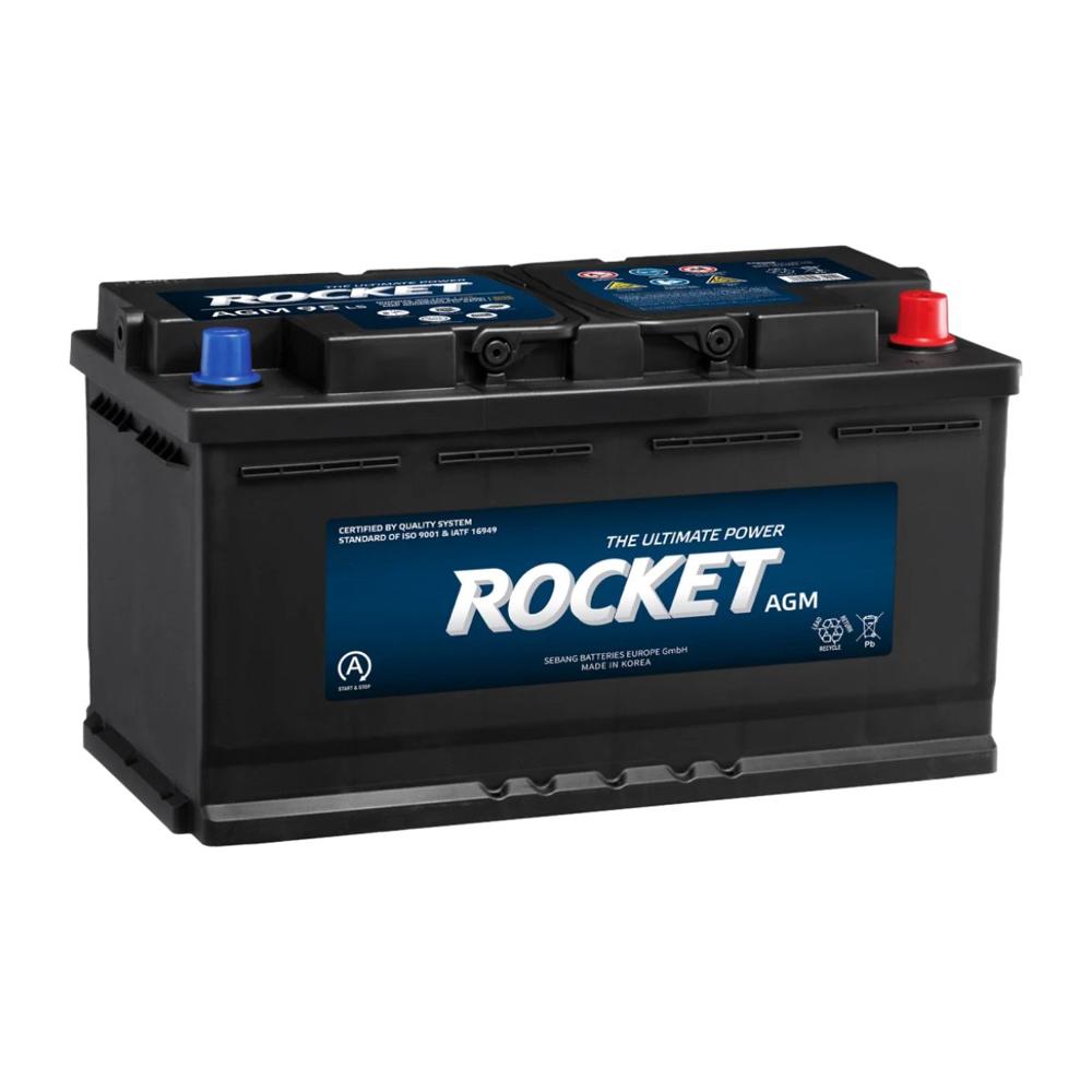Batería Auto  ROCKET AGM L5 (LN5) 92AH/850CCA