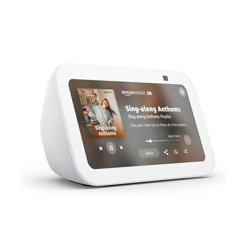 Pantalla inteligente Amazon Echo Show 5 3ra Gen 2023 5.5"" conexión Wi-Fi Doble Banda Glacier White