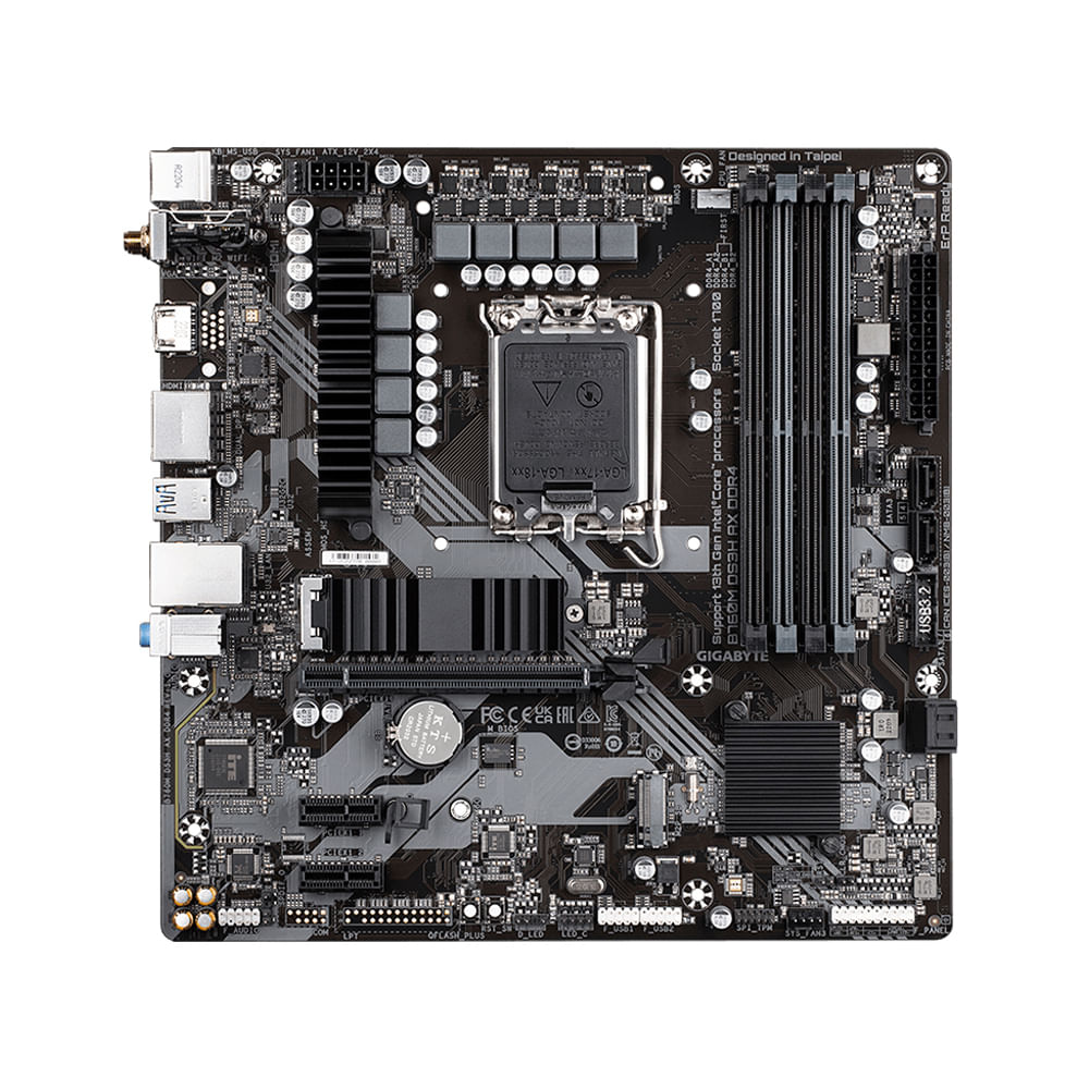 Motherboard Gigabyte B760M DS3H AX DDR4 LGA1700 con conectividad WiFi