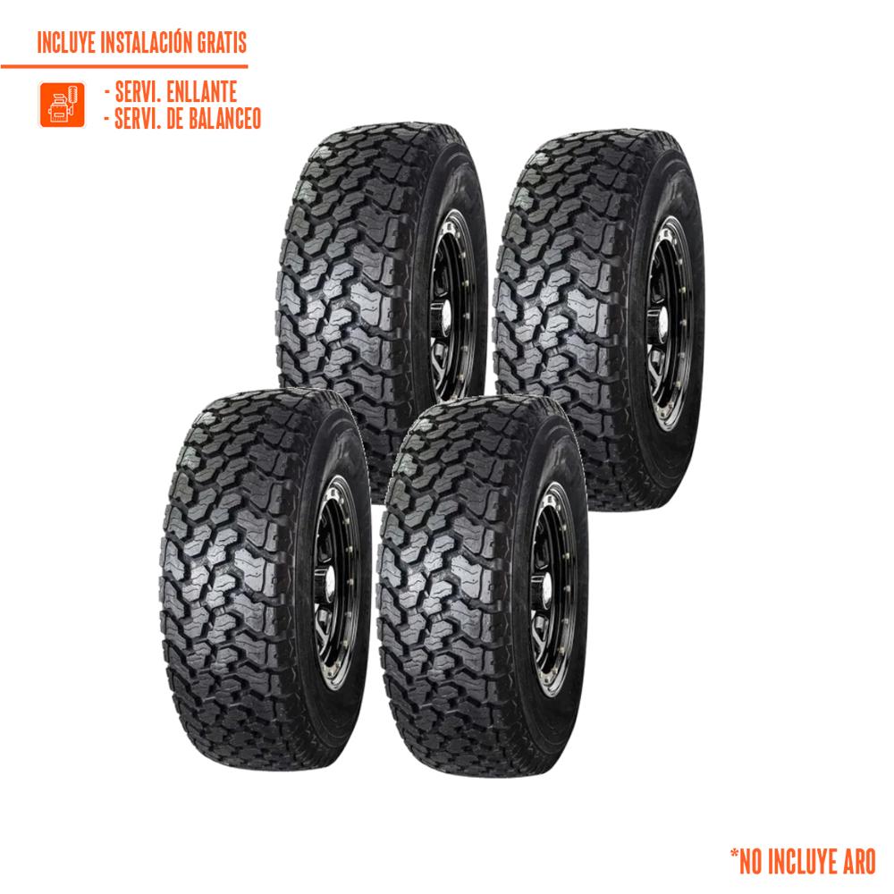 Pack de 4 Llantas 31X10.50R15 AVANTE BOSS TERRAIN A/T K9