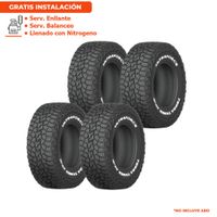 Pack de 4 Llantas LT285/45R22 ULTRAFORCE TERRA TAMER AT-X 117/114S