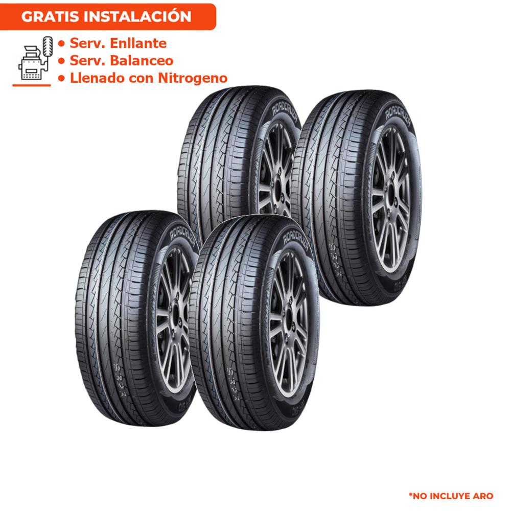 Pack de 4 Llantas 195/65R15 ROADCRUZA RA510 91H