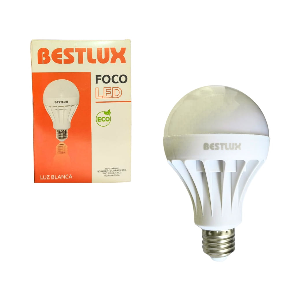 Foco LED Eco Luz Blanca 12W Ahorrador Larga Duración Bestlux