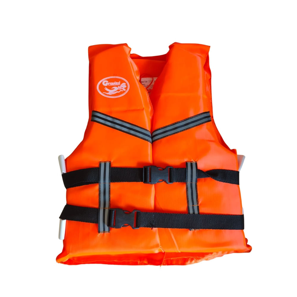 Chaleco Salvavidas con silbato Gravital sin cuello Naranja Para Niños