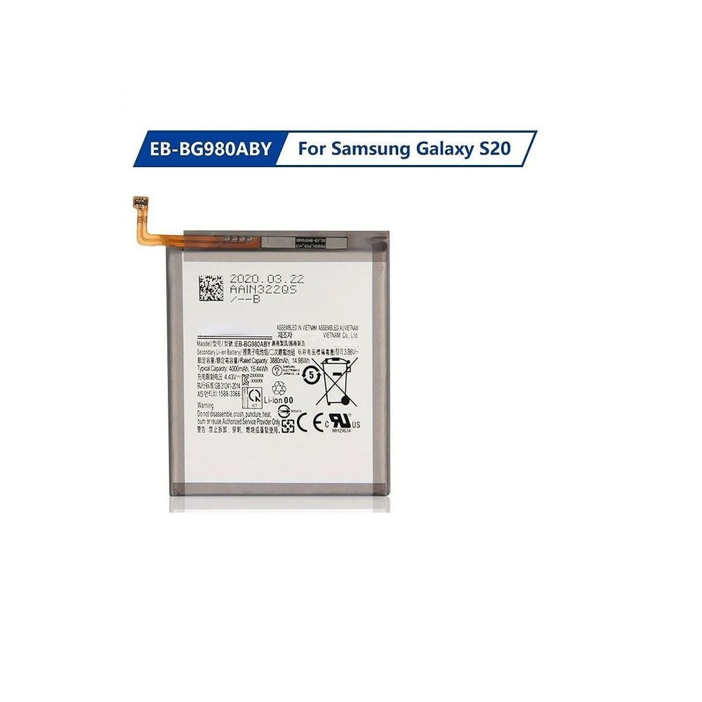 BATERIA SAMSUNG  S20  TORIGINAL-SM NUEVO