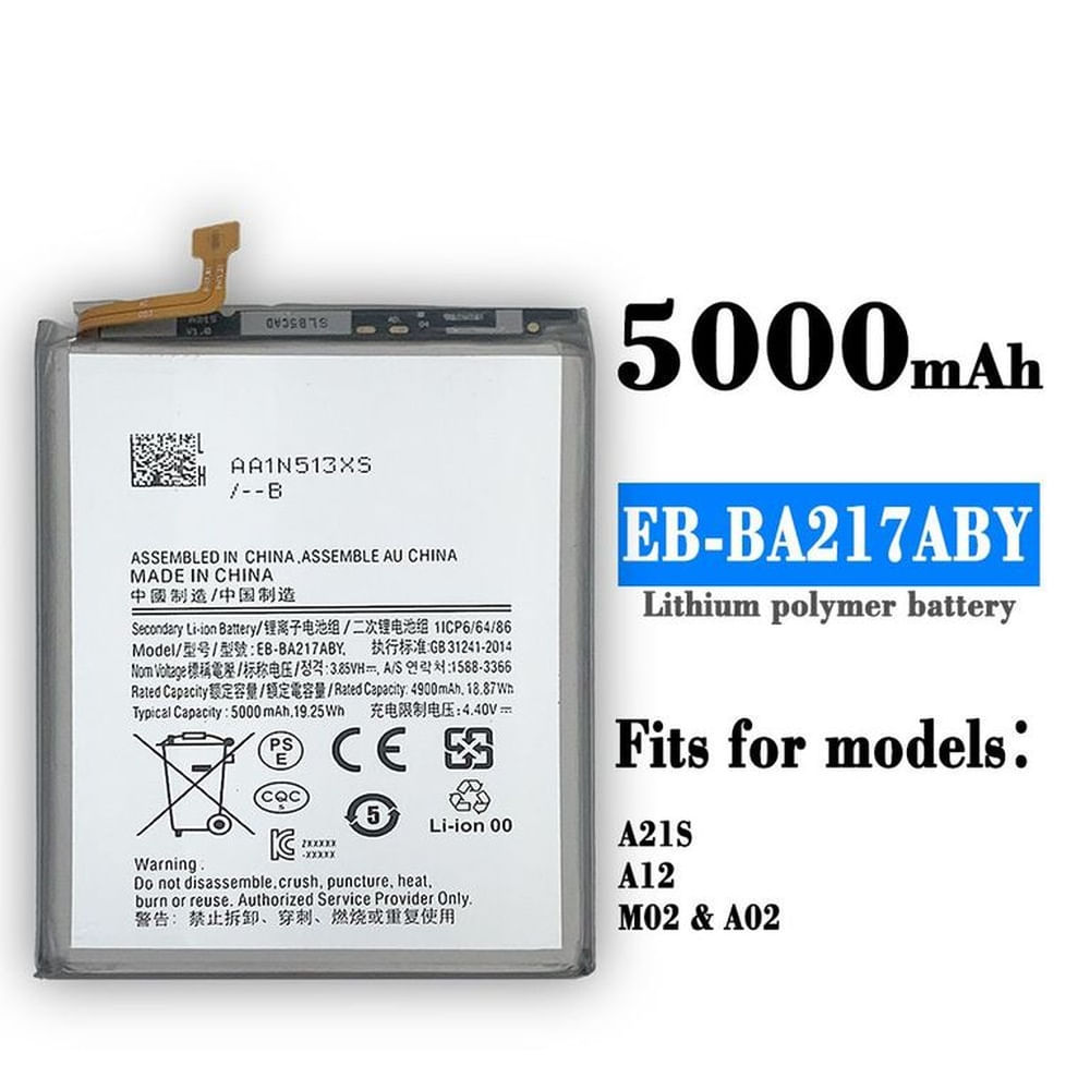 BATERIA SAMSUNG  A21S - A12 - A02  TORIGINAL-SM NUEVO