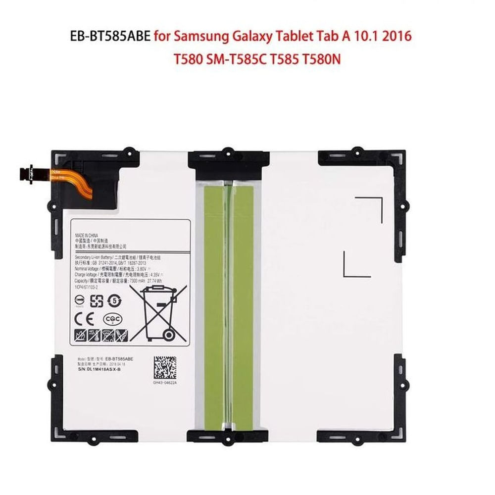 BATERIA SAMSUNG GALAXY TAB A 10.1 (2016) T580 - NUEVO