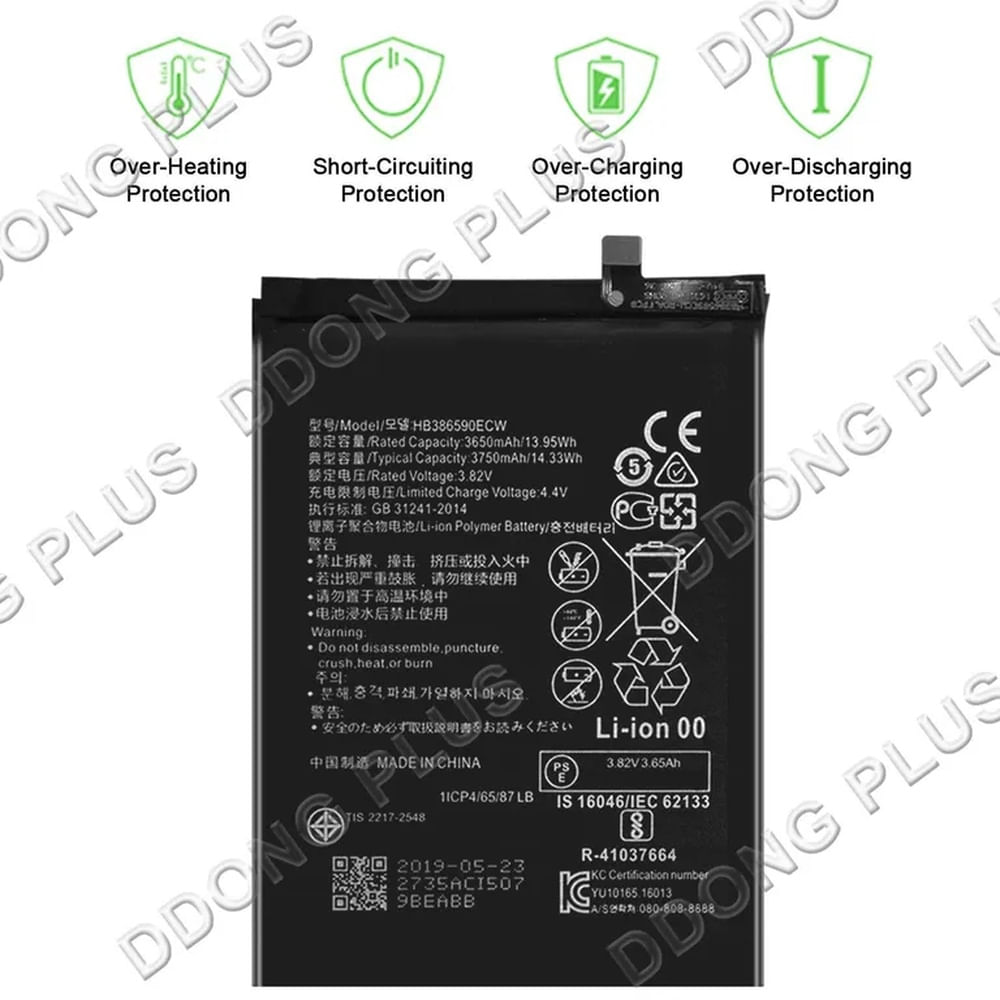 BATERIA HUAWEI Y8S TORIGINAL-SM NUEVO-NEGRO