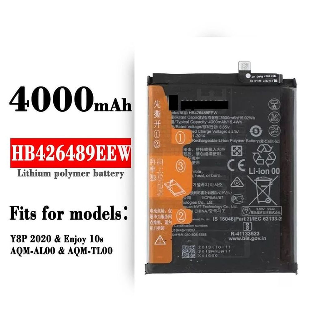 BATERIA HUAWEI Y8P TORIGINAL-SM NUEVO-NEGRO.