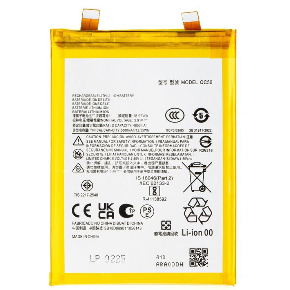 BATERIA MOTO EDGE 50 NEO  QC50  NUEVO