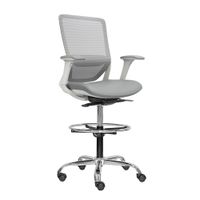 Silla Loop Cajero Ergonómica Bc Ac Gris Althea Confort