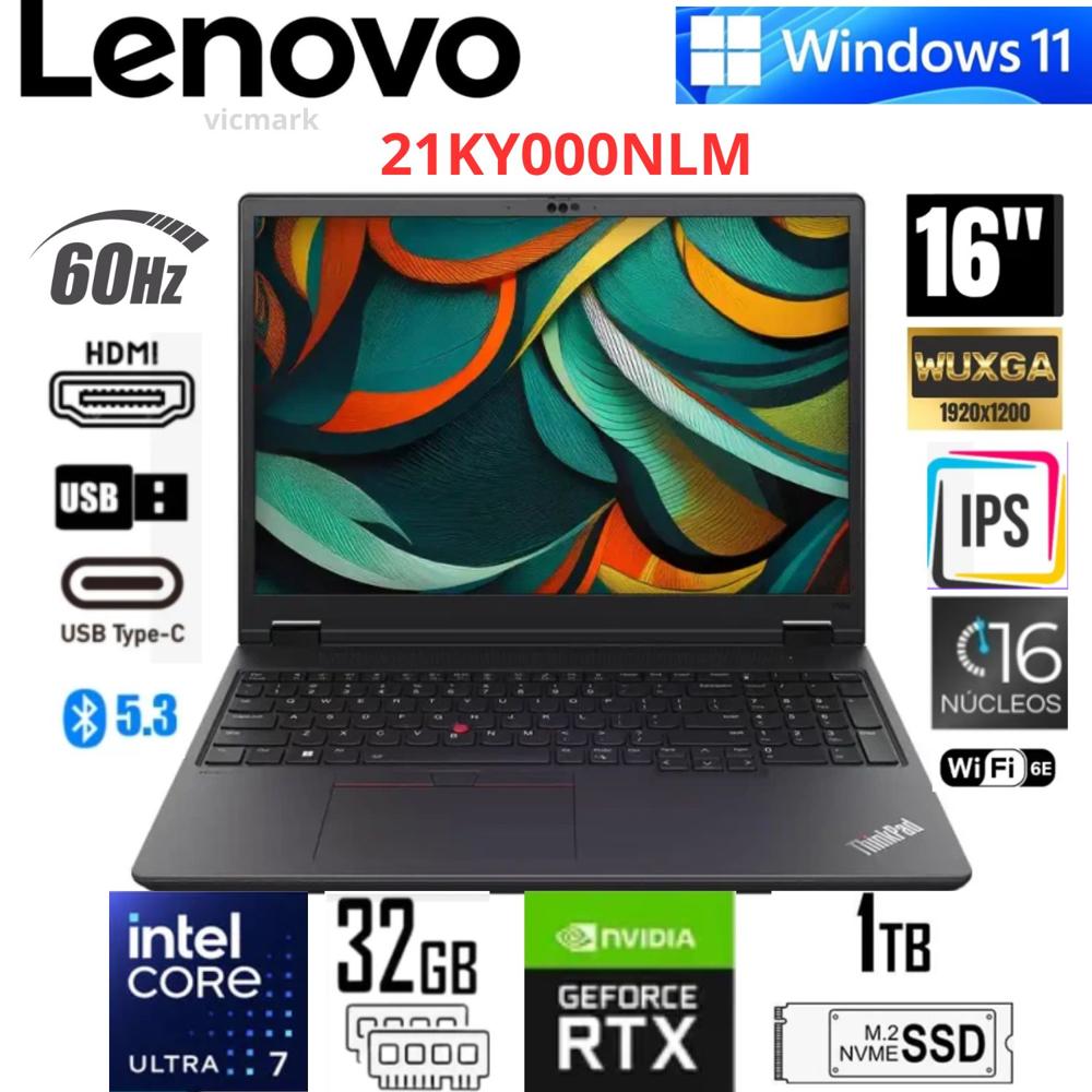 Lenovo ThinkPad P16v Gen 2 Intel Core Ultra 7 155H 32GB RAM 1TB SSD RTX 1000 6GB WUXGA