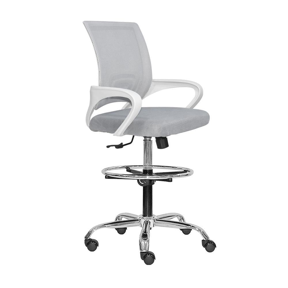 Silla Atlantis Cajero Blanco y Gris Bc Ac Althea Confort