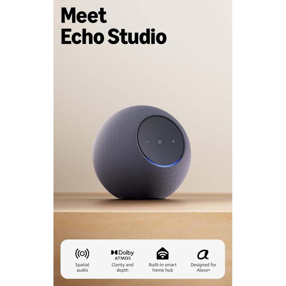 Altavoz Amazon Echo Studio Con Sonido Espacial