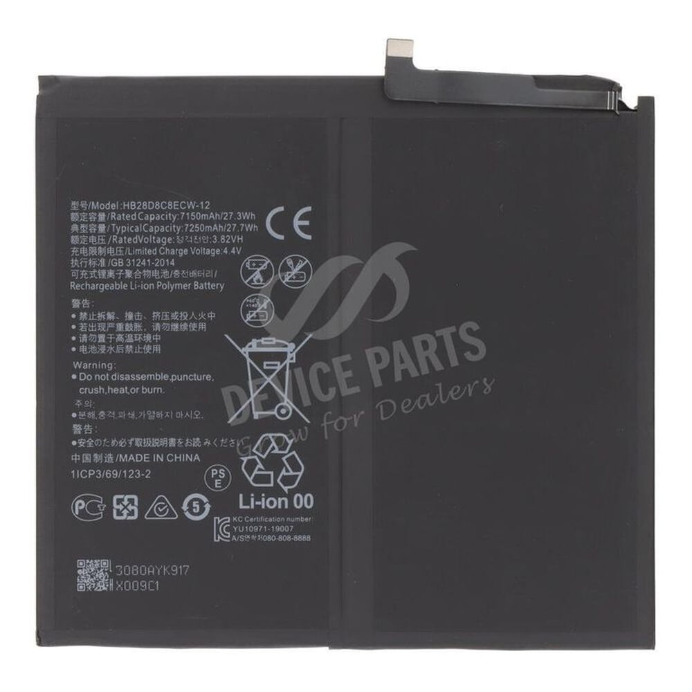 BATERIA TABLET PAD X9 NUEVO-NEGRO PARA HONOR