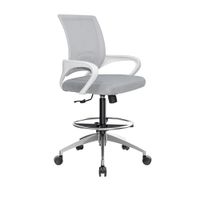 Silla Atlantis Cajero Blanco y Gris Ba Ac Althea Confort