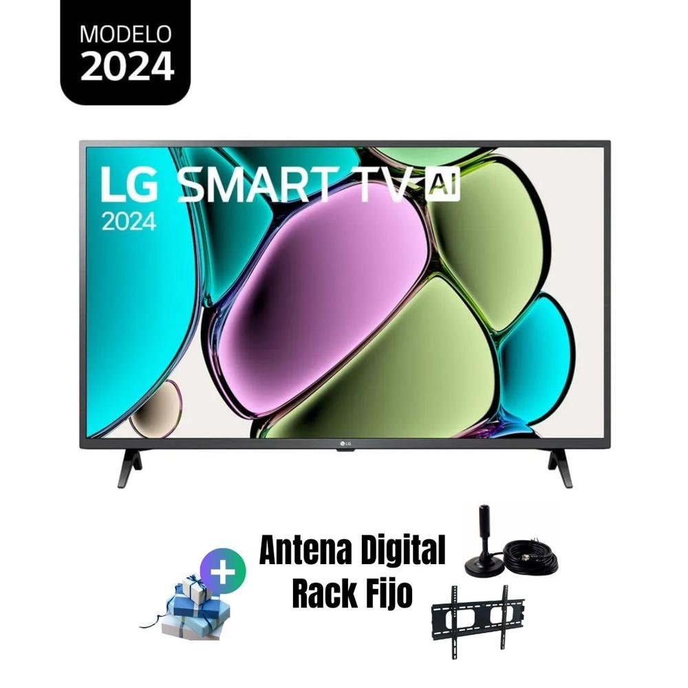 Televisor 43'' LG FHD 43LR6000PSA Smart TV ThinQ AI - Ant - Rack Fijo