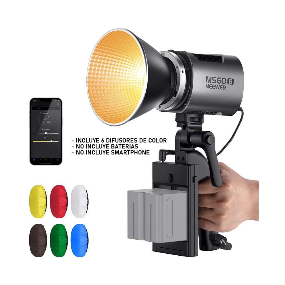 Luz Continua Neewer MS60B Bi-Color