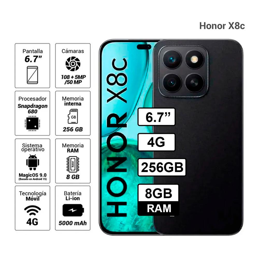 CELULAR HONOR X8C 8RAM 256GB