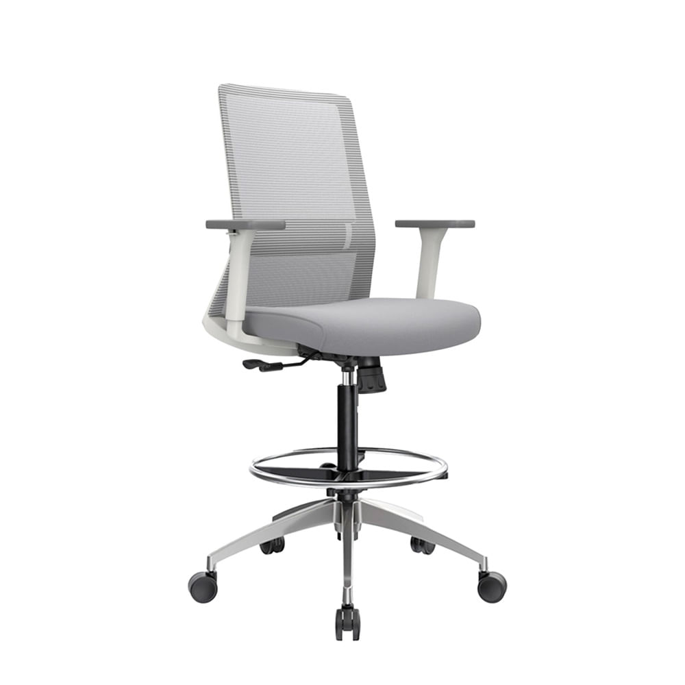 Silla Cajero Twist Ergonómica Gris Althea Confort