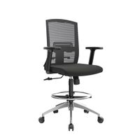 Silla Cajero Monk Negro Ba Ac Althea Confort
