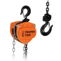 Tecle Con Cadena De 0.5 Tonelada Truper 16823