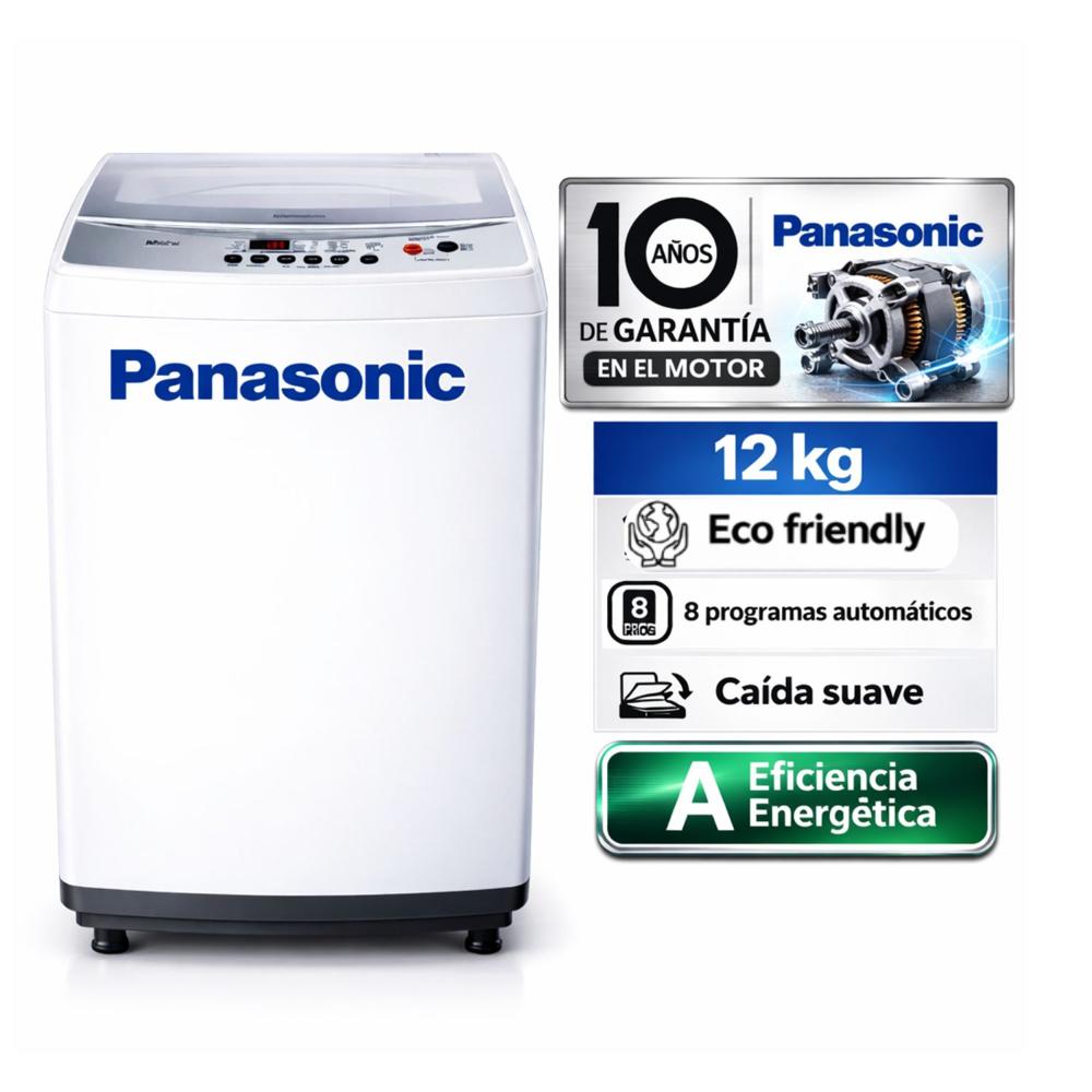 Lavadora Panasonic NA-F120L6WRH 12kg