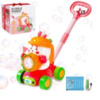 Caminador Burbujas Modelo Conejo 2 en 1 - Rosado