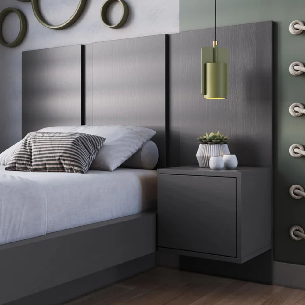 Cabecera 1.5 Plazas Moderna Tali Grafito RyR MUEBLES