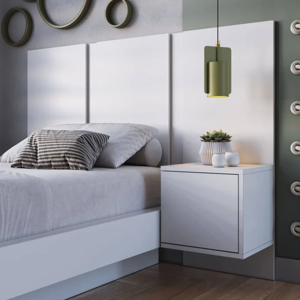 Cabecera 1.5 Plazas Moderna Tali Blanco RyR MUEBLES