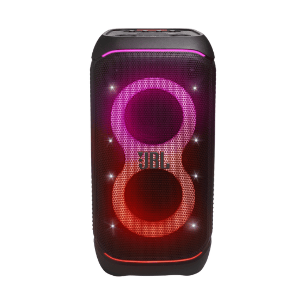 Parlante JBL PartyBox Stage 320 con espectáculo de Luces IPX4