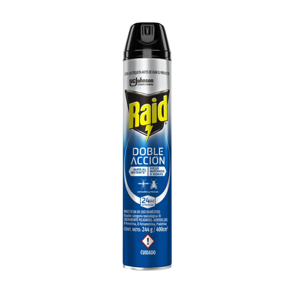 Raid aerosol doble acción 400ml