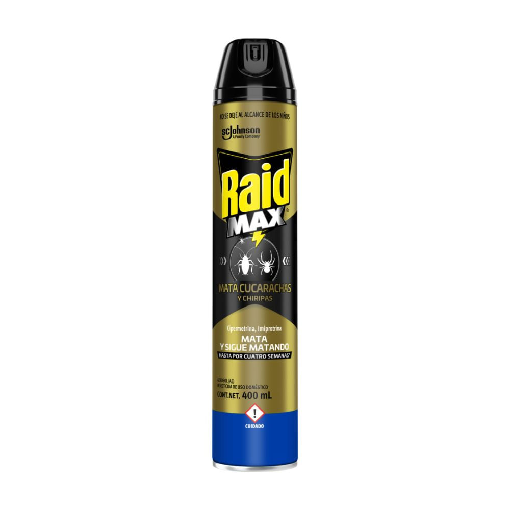 Insecticida Raid Max Aerosol 400ml