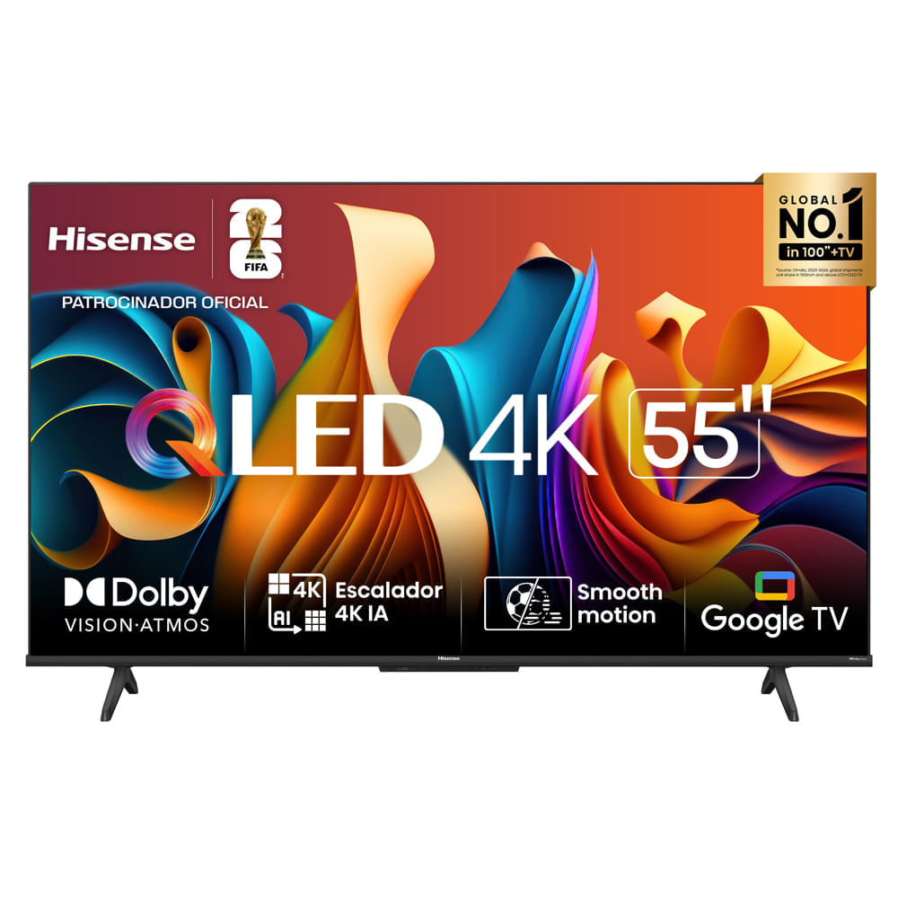 Televisor Hisense 55"" 55Q6N QLED 4K UHD Google Tv