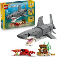 LEGO CREATOR TIBURÓN Y COFRE DEL TESORO SET DE CONSTRUCCIÓN DE ANIMAL
