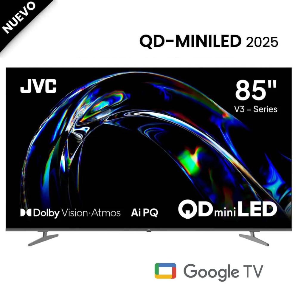 Televisor JVC QLED 85 "" 4K Ultra HD Google TV