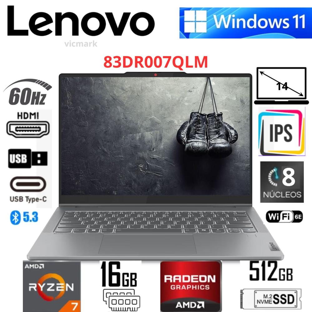 Lenovo IdeaPad 5 2-in-1 14AHP9  WUXGA Ryzen 7 8845HS 16GB 512GB SSD